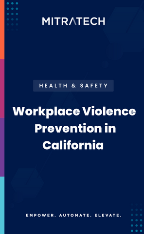 Workplace Violence Prevention in California