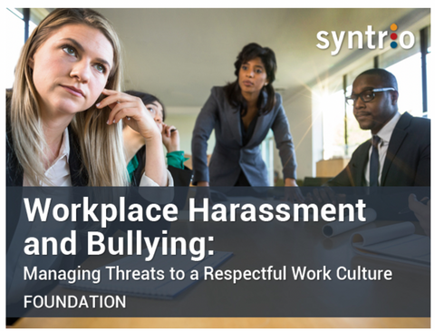 Harassment and Bullying: Managing Threats to a Respectful Work Culture (Foundation Employee)